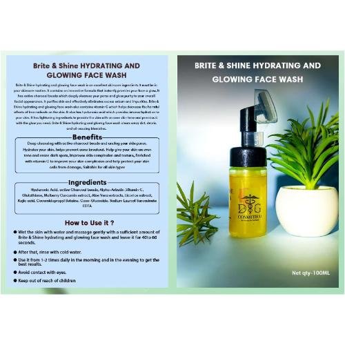 Brite & Shine Hyderating and glowing face wash