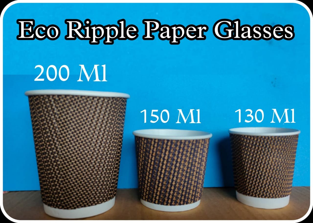 Eco Ripple paper glass